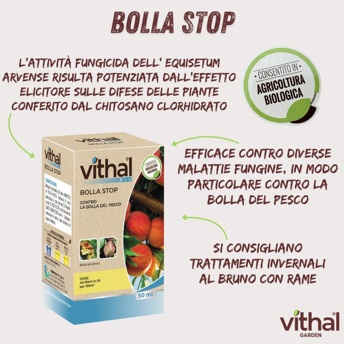 FUNGICIDA SISTEMICO 'BOLLA STOP' Ml.50  - VITHAL