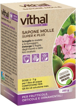 SAPONE MOLLE SUPER K PLUS VITHAL BIO- - gr.250 - 3 pezzi VITHAL