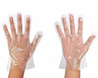 GUANTI POLIETILENE PEHD MONOUSO confezione da 100 pezzi  - AJSIA