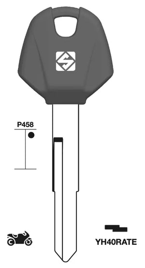 CHIAVI SILCA TRANSPONDER VUOTA YAMAHA YH40RATE