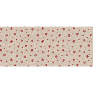 TOVAGLIATO fantasia stella natale 'FESTIVITIES' art. N1E/07 Snowflakes  - BONITA