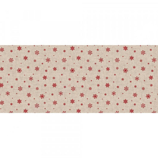 TOVAGLIATO fantasia stella natale 'FESTIVITIES' art. N1E/07 Snowflakes  - BONITA