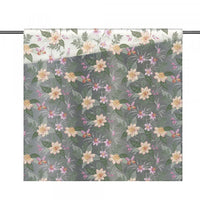 TOVAGLIATO trasparente fantasia fiori 'CRISTALLO' art. 5M4/07 - rotolo 30 mt  - BONITA