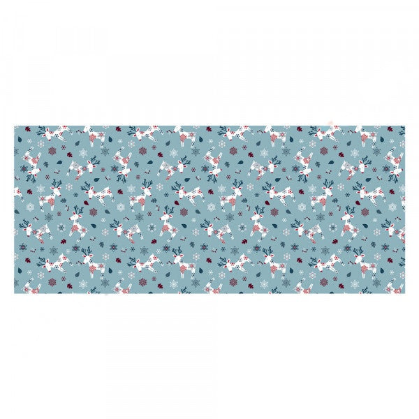 TOVAGLIATO fantasia natale cervo 'FESTIVITIES' art. N3A/01 Christmas Deers  - BONITA