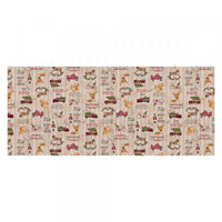 TOVAGLIATO fantasia natale  'FESTIVITIES' art. N5L/01 Holly Jolly Christmas  - BONITA