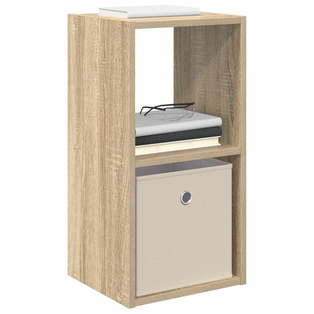 Set di 2 Comodini | Armadio da Notte | Mobiletto da notte con cassetto Rovere Sonoma 30,5 x 27 x 59,5 cm