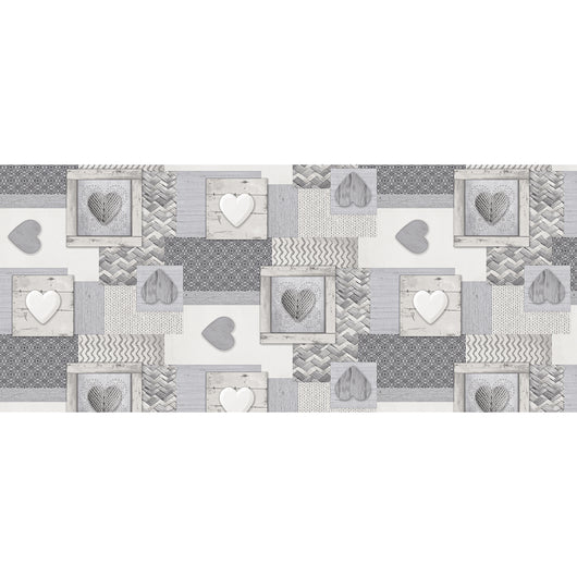 TOVAGLIATO fantasia cuori 'PTEX-R' art. 3D3/07  - BONITA