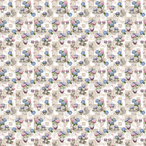 TOVAGLIATO fantasia fiori 'PTEX-R' art. 5H3/01  - BONITA