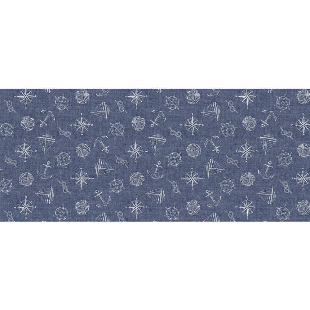 TOVAGLIATO fantasia mare nautica 'PTEX-R' art. 18Q/01  - BONITA