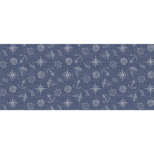 TOVAGLIATO fantasia mare nautica 'PTEX-R' art. 18Q/01  - BONITA