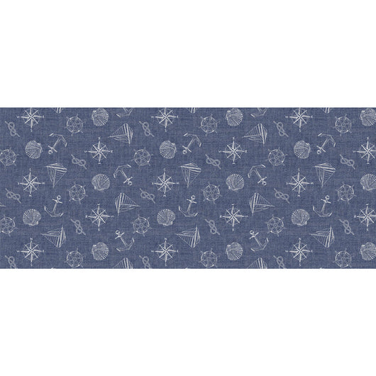 TOVAGLIATO fantasia mare nautica 'PTEX-R' art. 18Q/01  - BONITA