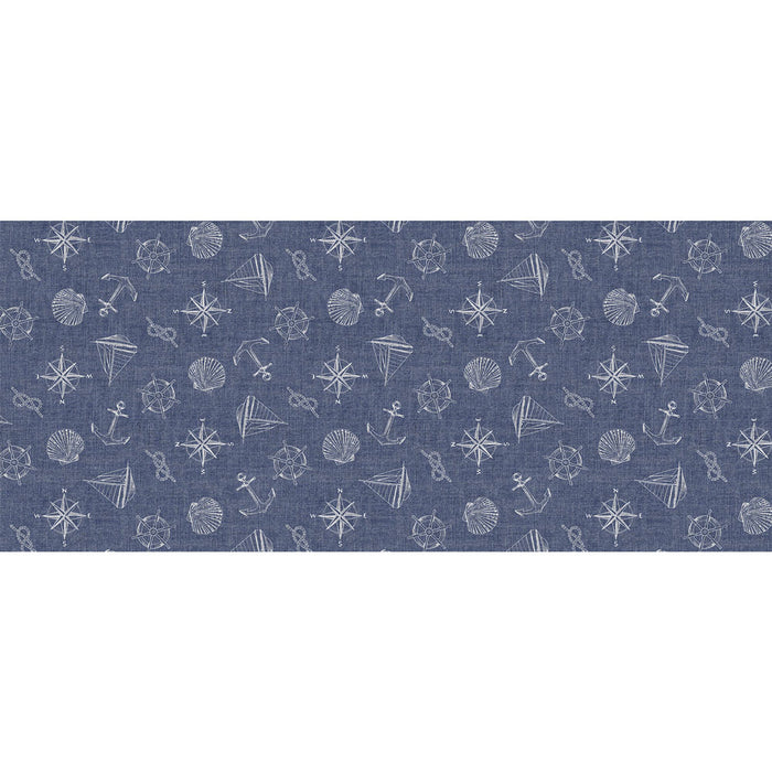 TOVAGLIATO fantasia mare nautica 'PTEX-R' art. 18Q/01  - BONITA