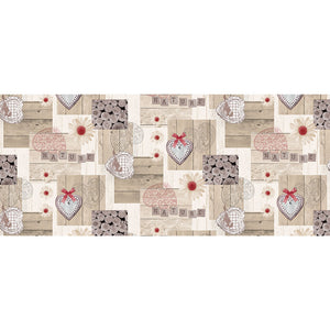 TOVAGLIATO fantasia cuori 'PTEX-R' art. 4E2/03  - BONITA