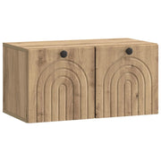 Mobile Porta TV da Muro Rovere Artigianale 59,5 x 31 x 30 cm