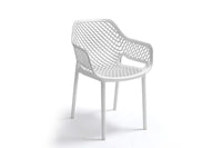 SEDIA IN POLIPROPILENE 'ARIA ARMCHAIR' bianco  - BICA