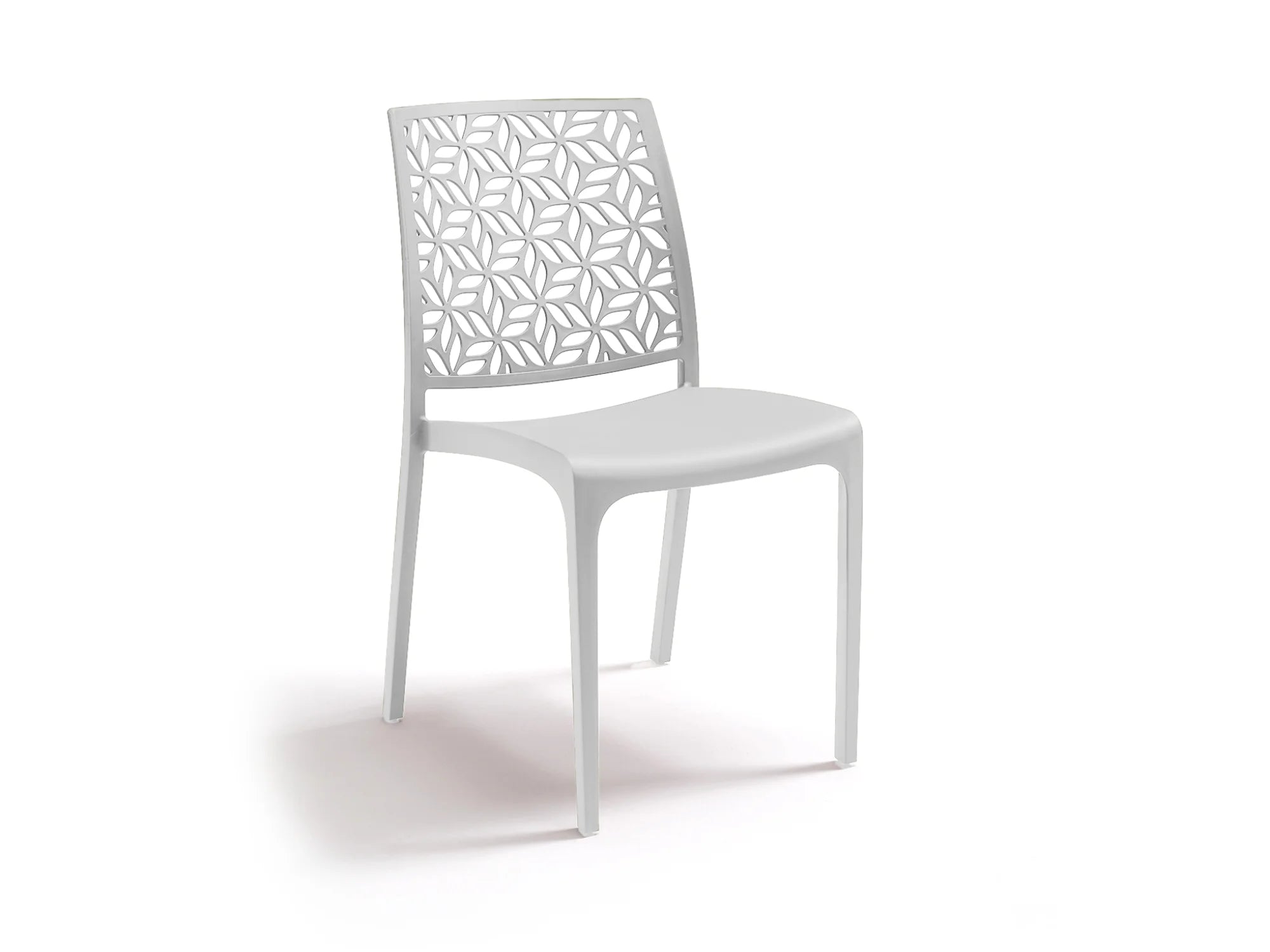 SEDIA IN POLIPROPILENE 'NINFA' bianco  - BICA