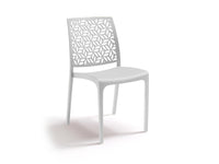 SEDIA IN POLIPROPILENE 'NINFA' bianco  - BICA