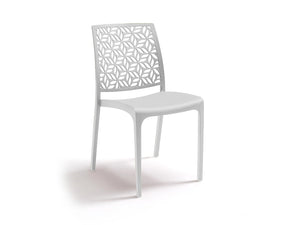 SEDIA IN POLIPROPILENE 'NINFA' bianco  - BICA