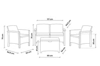 SALOTTO 'VENEZIA 2' Col. Bianco - BICA