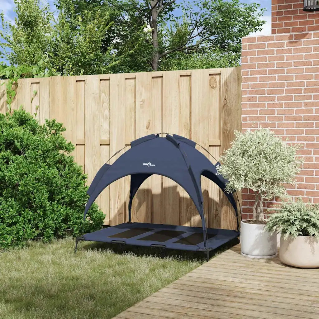 Letto per Cani Blu navy 122 x 93 x 106,5 cm Acciaio 42008180