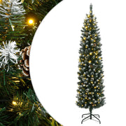 Albero di Natale Artificiale Sottile 300 LED 240 cm 3315782