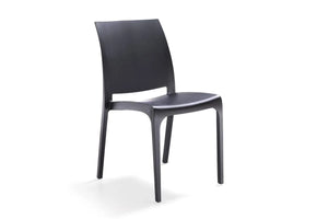 SEDIA IN POLIPROPILENE 'VOLGA' nera  - BICA