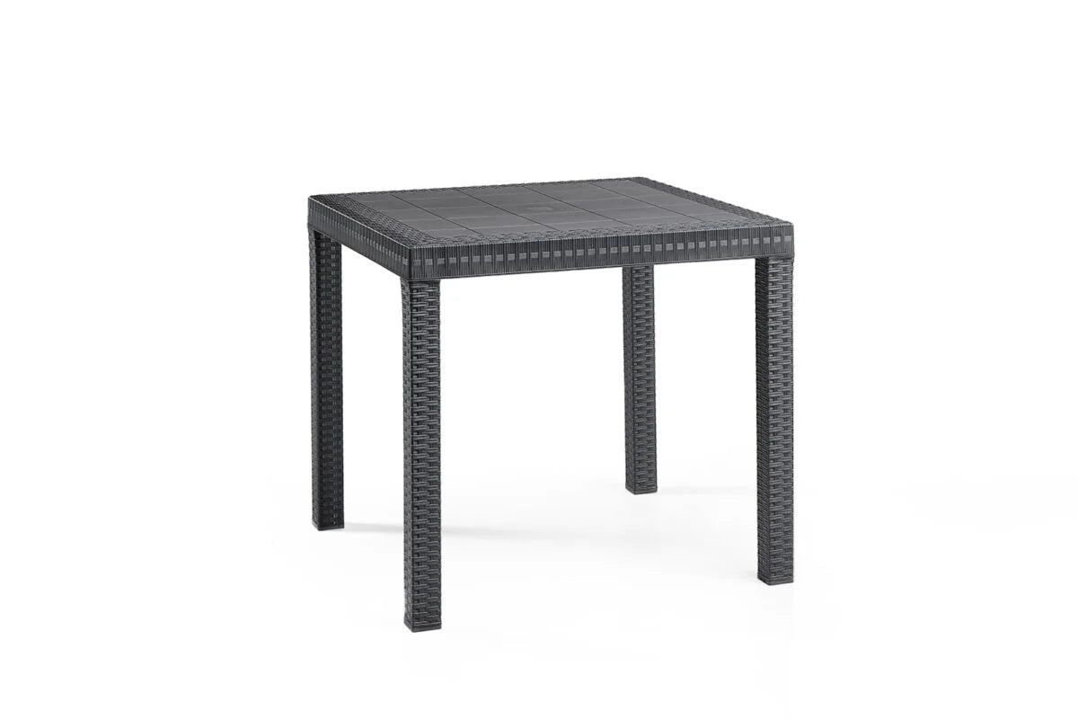 TAVOLO IN POLIPROPILENE 'DALLAS' antracite  - BICA