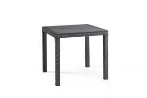 TAVOLO IN POLIPROPILENE 'DALLAS' antracite  - BICA