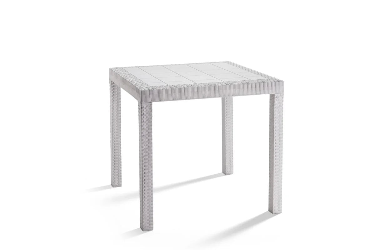 TAVOLO IN POLIPROPILENE 'DALLAS' bianco  - BICA