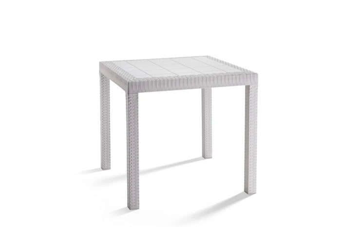 TAVOLO IN POLIPROPILENE 'DALLAS' bianco  - BICA