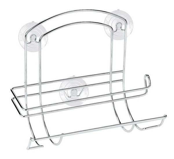 Portascottex da Parete Kitchen in Acciaio Cromato 29 x 15 x 28 cm Artex