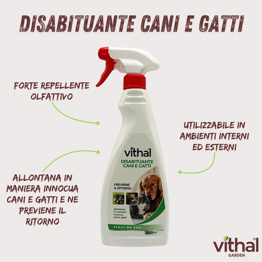 VITHAL DISABITUANTE REPELLENTE CANI E GATTI ml. 500