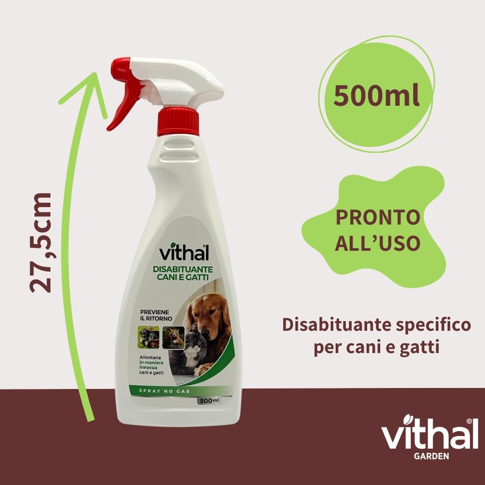VITHAL DISABITUANTE REPELLENTE CANI E GATTI ml. 500
