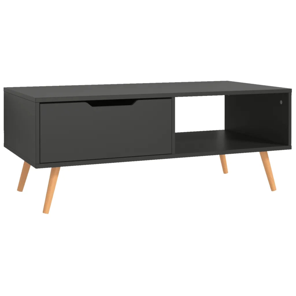 Tavolino da Salotto Grigio 100x49,5x43 cm in Legno Multistrato 326788