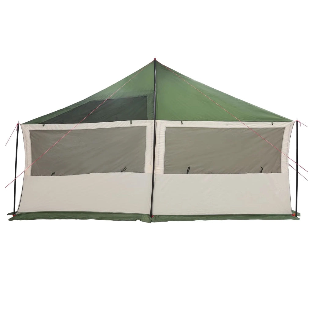 Tenda Familiare Verde 600 x 400 x 268 cm Poliestere e Acciaio 42028603