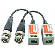 Trade Shop - Adattatore Video Balun Trasmettitori Utp Cat-5 Bnc 350 Metri Telecamera Morsetti -