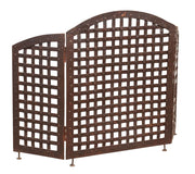 Biscottini Parascintille in ferro battuto lavorato a mano L120XPR3XH77 cm realizzato