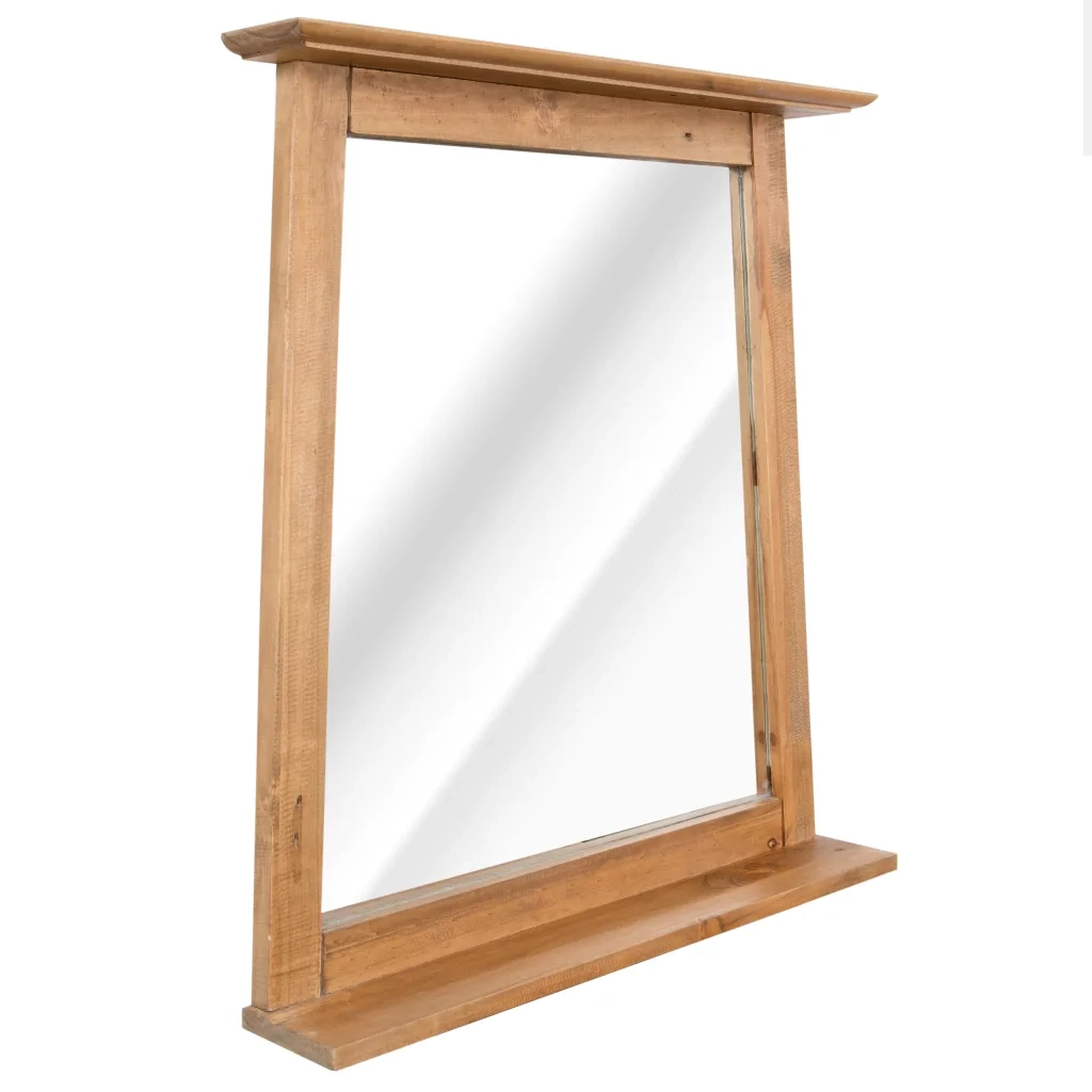 Set da Bagno 5 pz in Legno Massello di Pino 275425