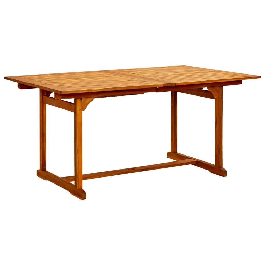 Set Mobili da Pranzo per Giardino 9 pz Legno Massello di Acacia 160-240 cm 3079642