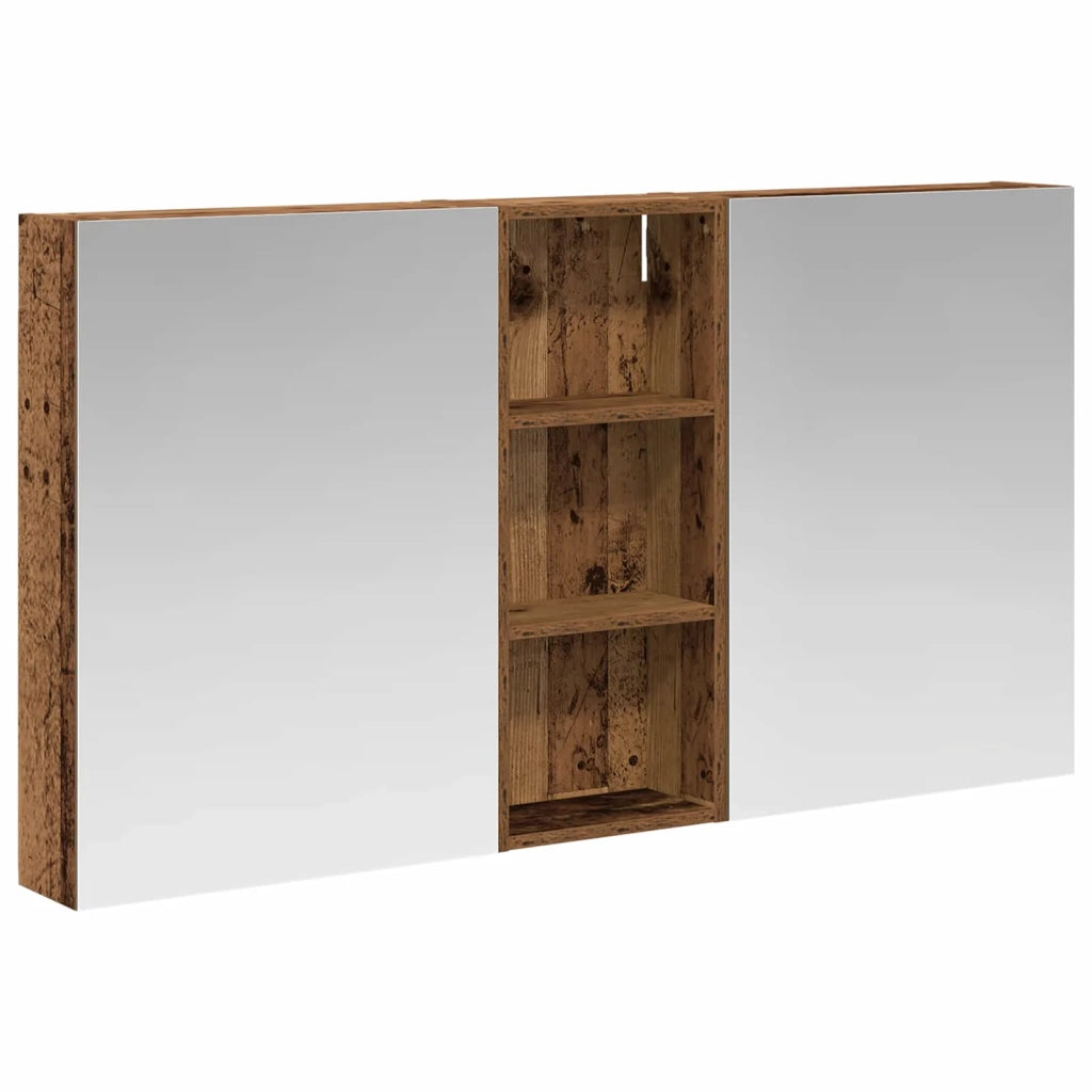 Set di Armadi da Bagno con lo scaffale 3 pcs 130 x 14,5 x 70 cm