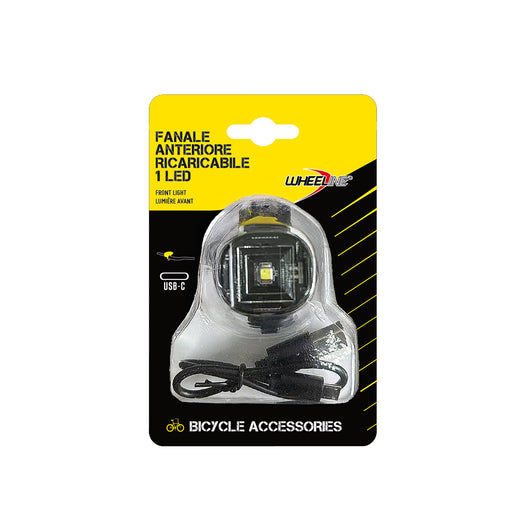 Luce Anteriore per Bicicletta Spark Universale Ricaricabile IPX4 Luce Bianca