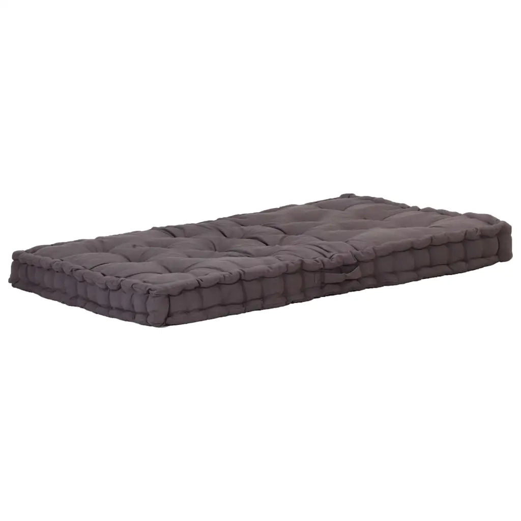 Cuscini per Pallet e Pavimento 2 pz | Cuscini per sedie in Cotone Antracite