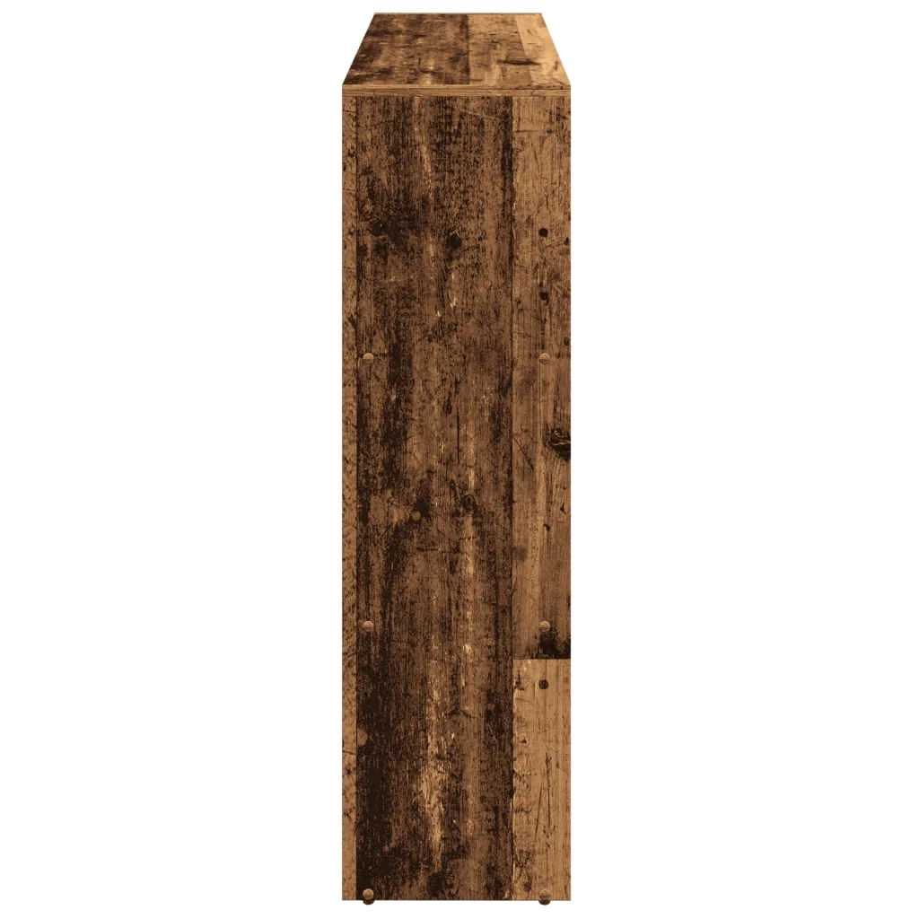 Libreria a 3 Ripiani Legno Vecchio 137,5x29x103,5 cm Truciolato 857983