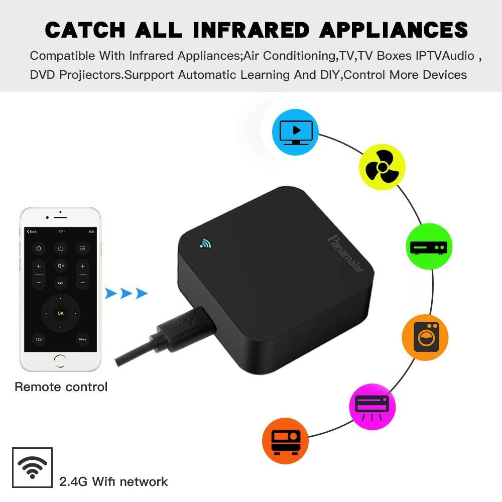 Trade Shop - Mini Smart Remote Dispositivo Ir Collegamento Wi-fi Controllo Condizionatore Air -