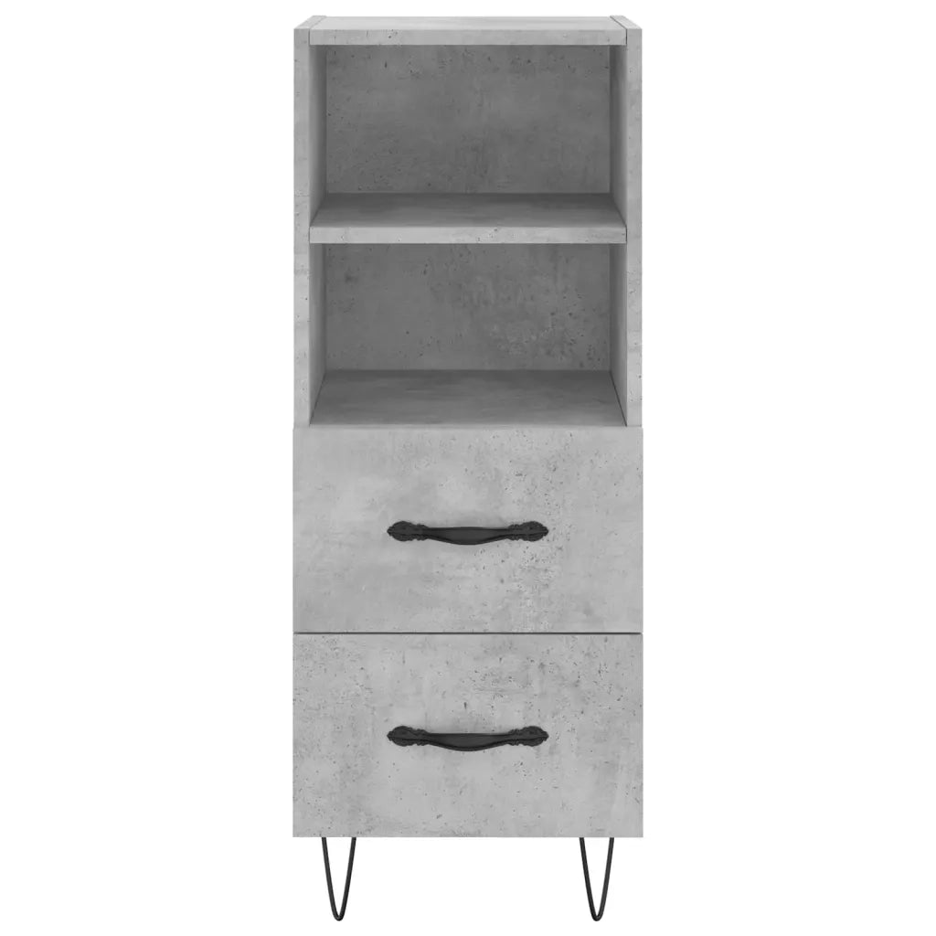 Credenza Grigio Cemento 34,5x34x180 cm in Legno Multistrato 3198949