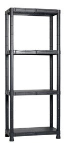 SCAFFALE RESINA 4 RIPIANI CM.60X30X143H