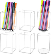 Penetappo Acrilico 6 pezzi Ondelevato Tappo Penetappo, Ondelevato per Pennello Ondelevato per Pennelli Ondelevato per Matite per Ufficio Scuola Casa