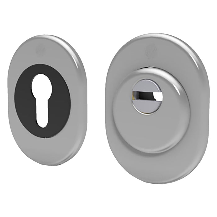 DEFENDER PER SERRATURE 'SFERIK BDS 16' acciaio cromo satinato  - DISEC