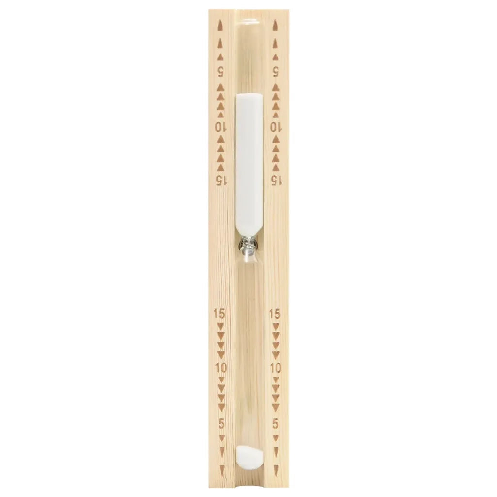 Set Timer Igrotermografo e Clessidra Sauna 2 in 1 Massello Pino CFW6548550