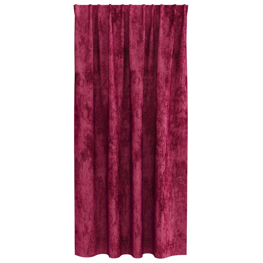 Tende in Velluto 2 pcs Rosso vino 175 x 140 cm Velluto 4107679